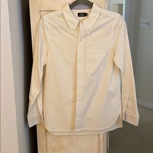 Kate Spade Structured White Button Down